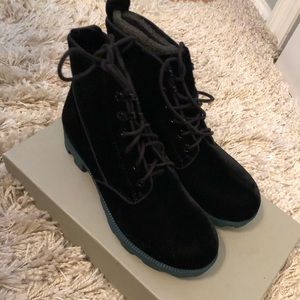 Theyskens’ Theory Yasmin Combat Booties